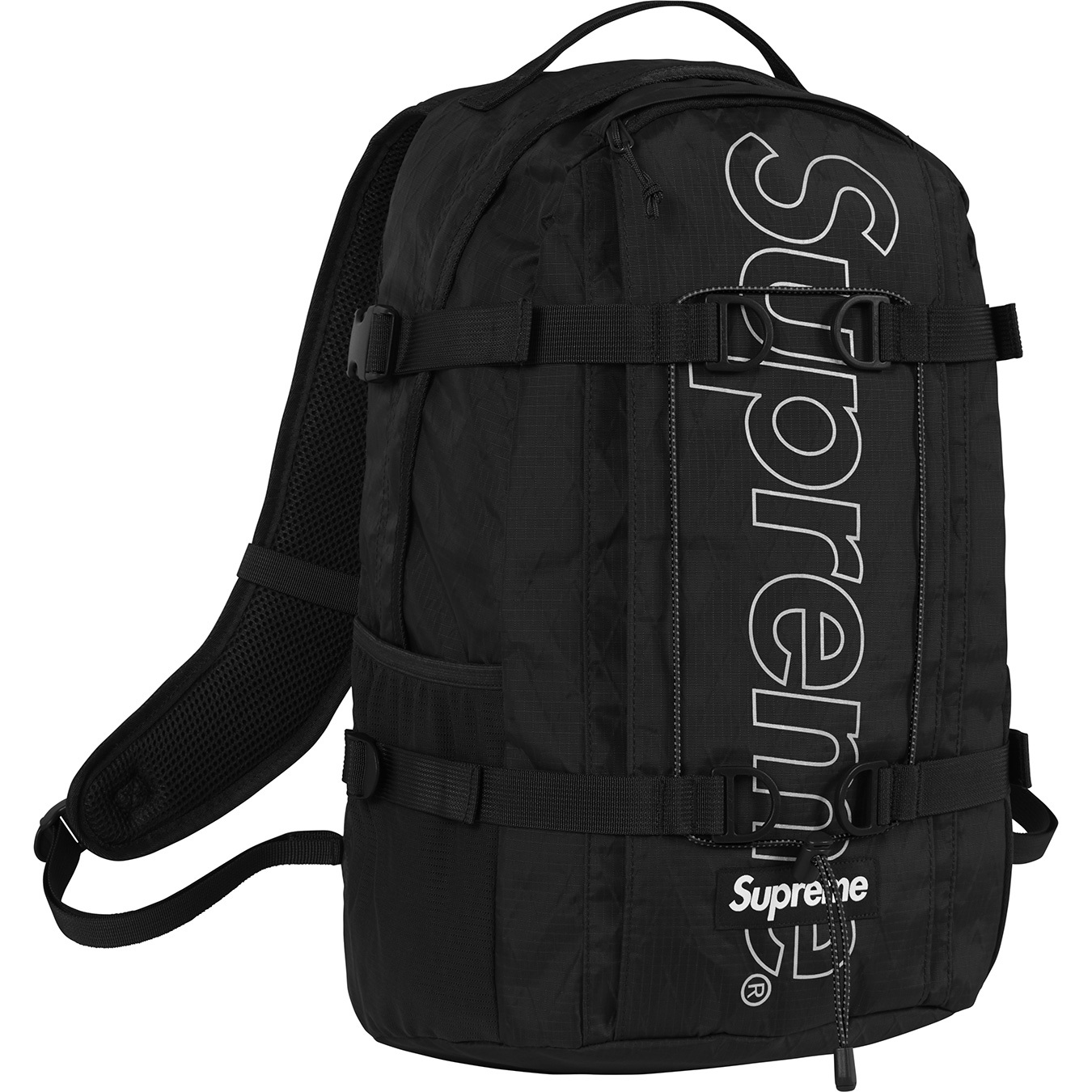 supreme fw18 black backpack