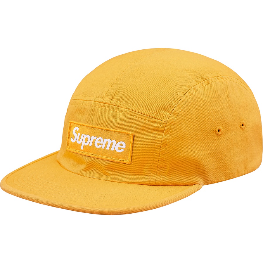 supreme washed chino twill camp cap fw18