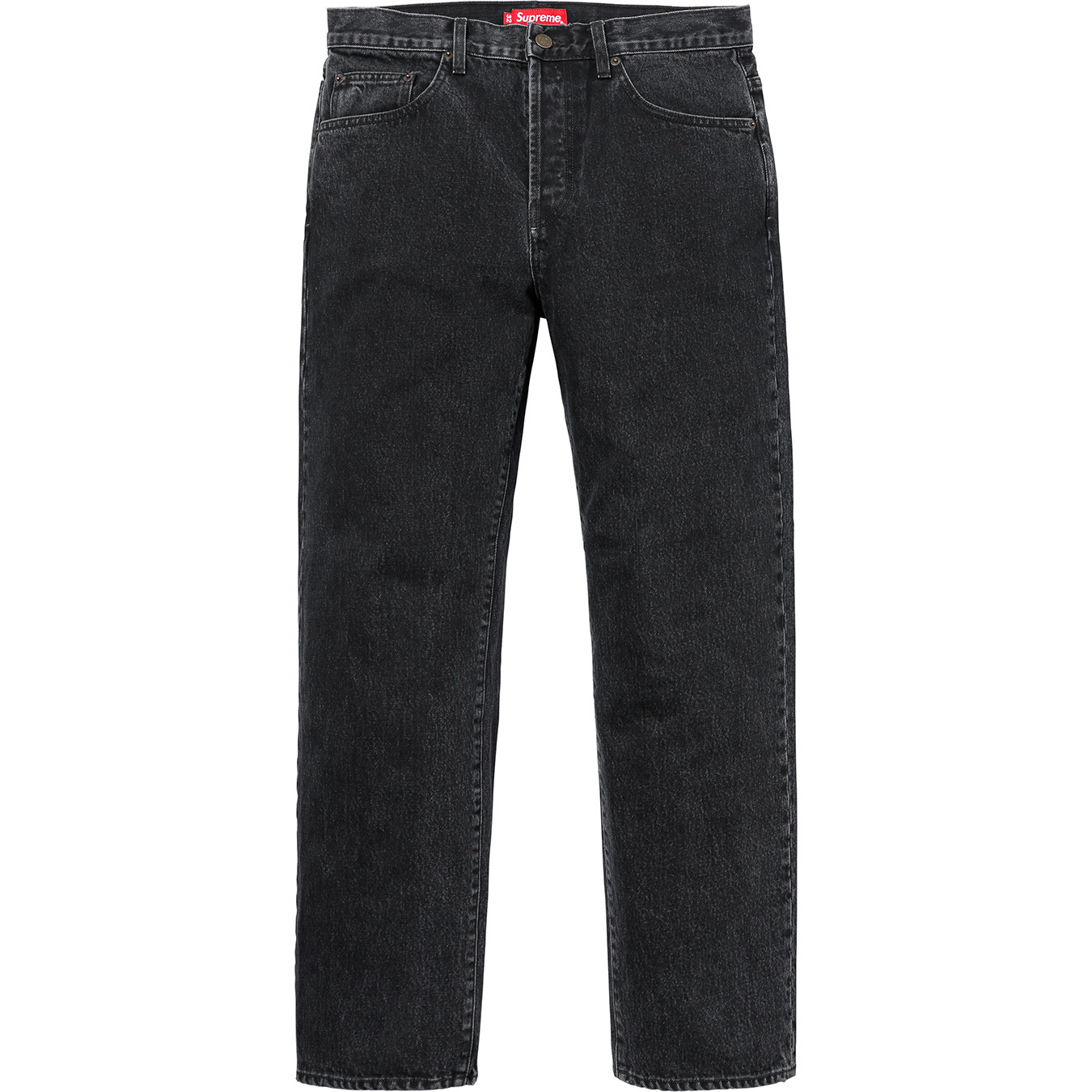 Supreme Washed Regular FW18 Jean Black 