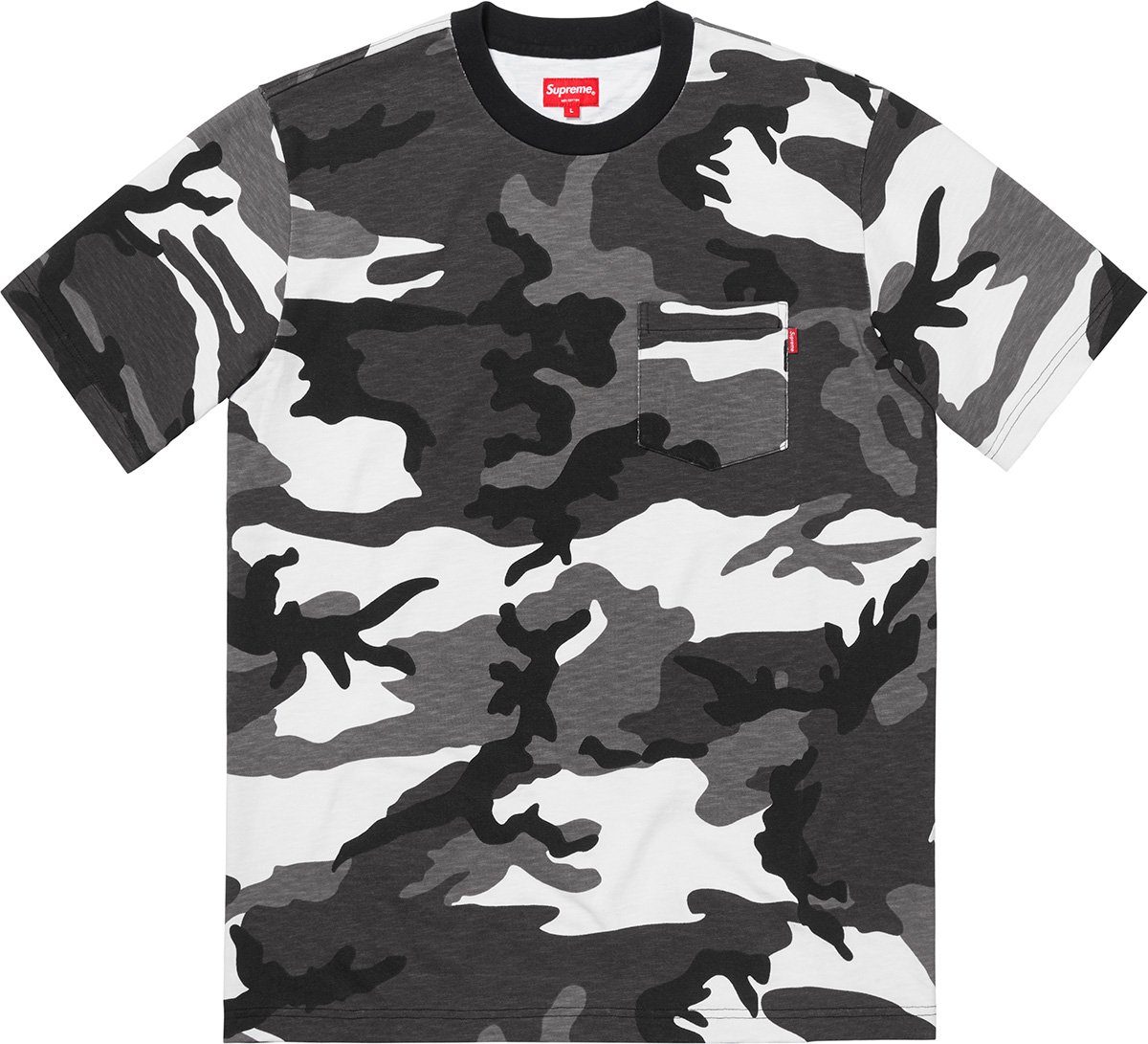 supreme pocket tee cranberry