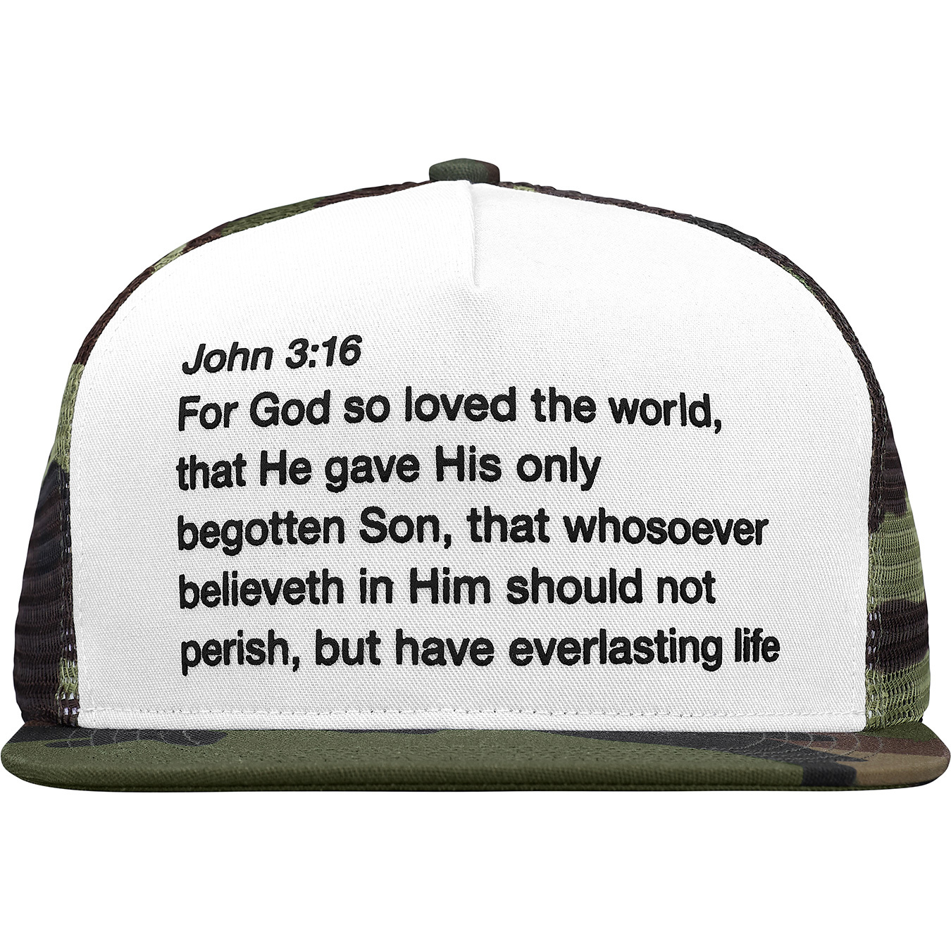 supreme john 3 16 hat