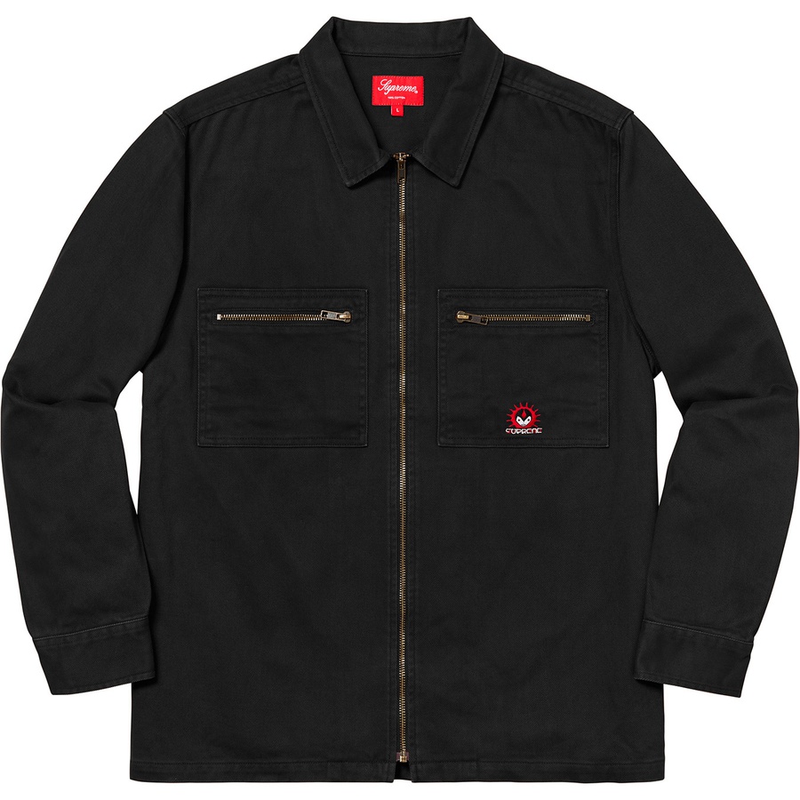 Supreme Vampire Denim Zip Up Shirt 