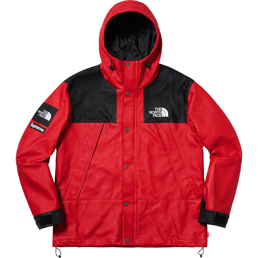 the north face red parka