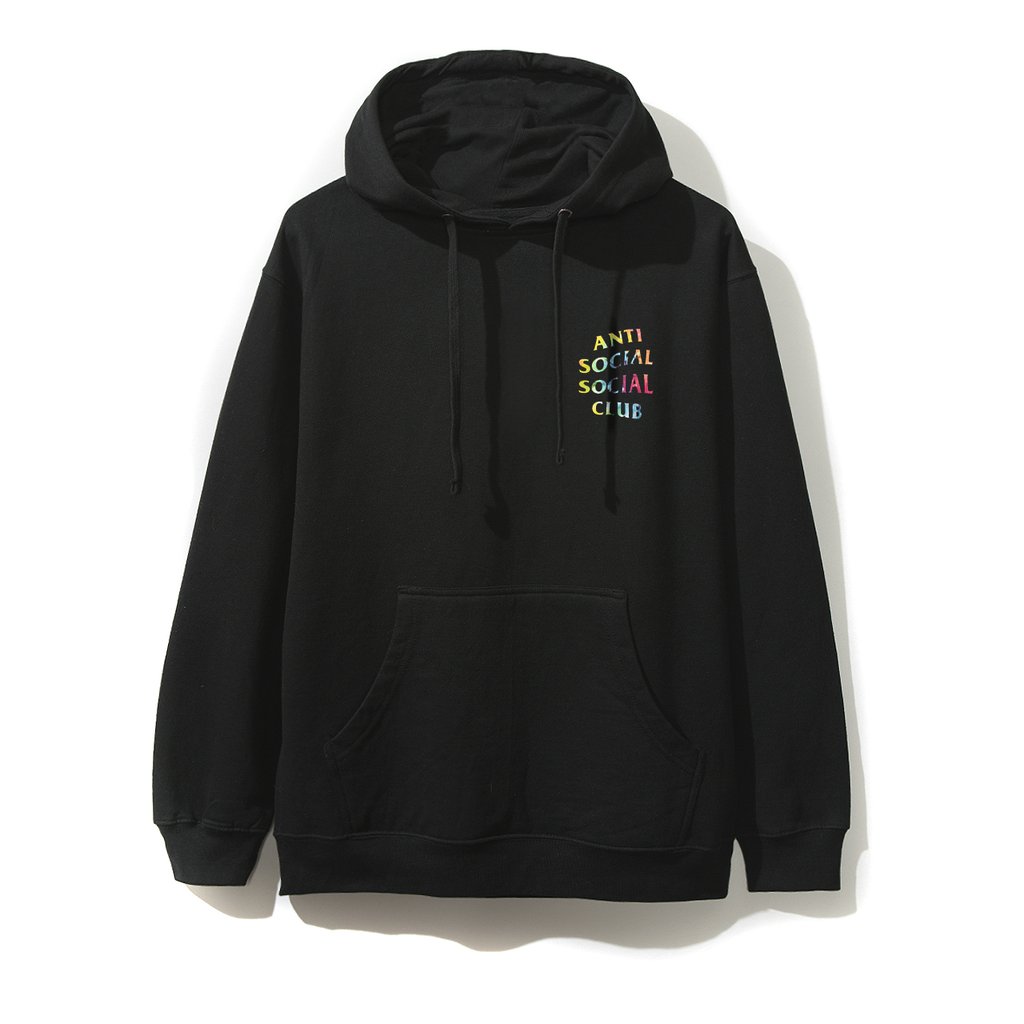 anti social social club thai dye hoodie