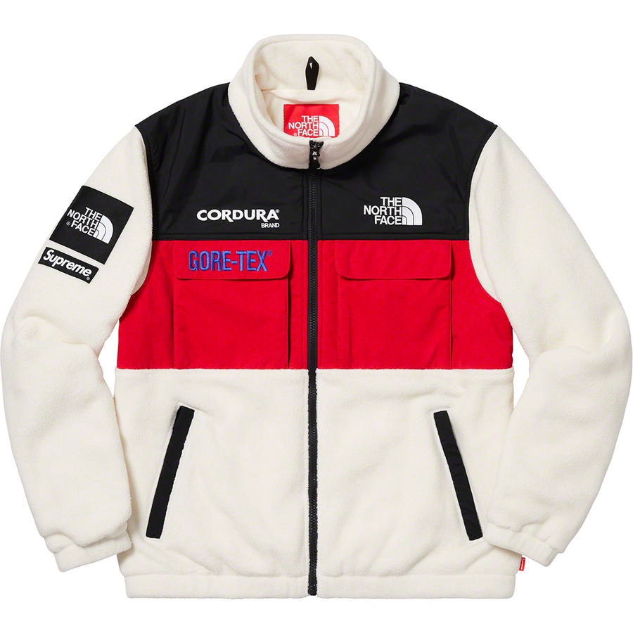 white north face supreme jacket