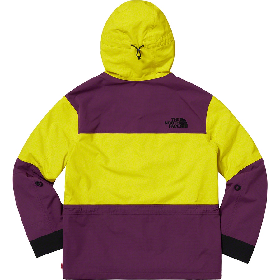 north face supreme jacket purple