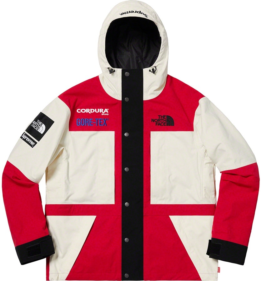 Supreme x The North Face Expedition Jacket White Red - Novelship