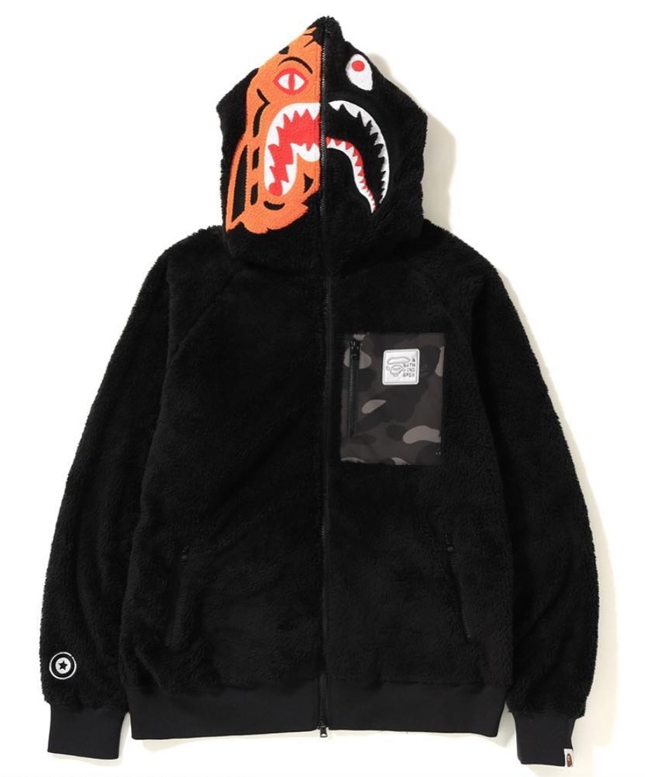 bape tiger shark hoodie