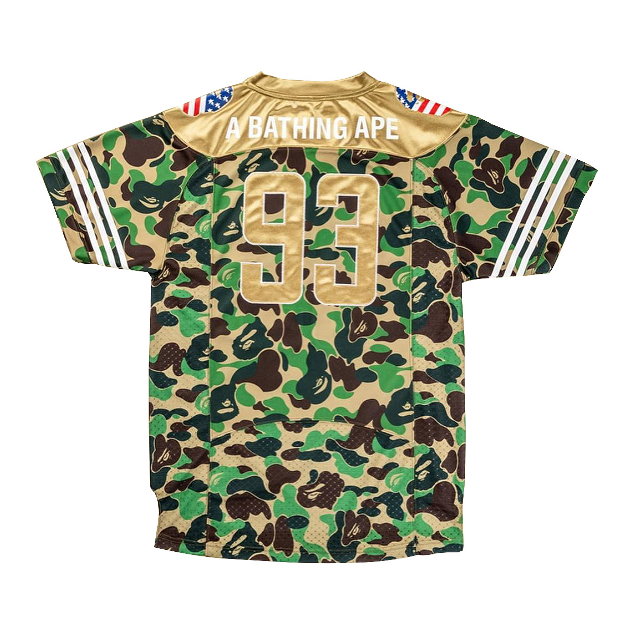 bape football shirt