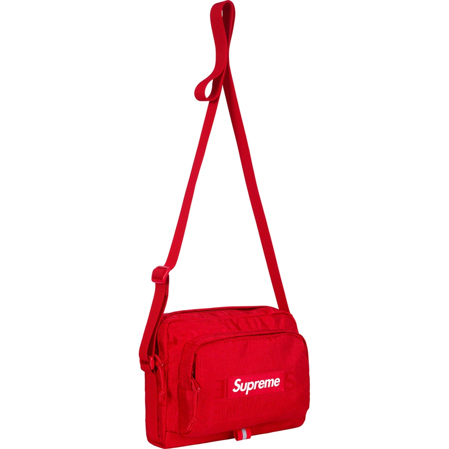 supreme ss19 shoulder bag red