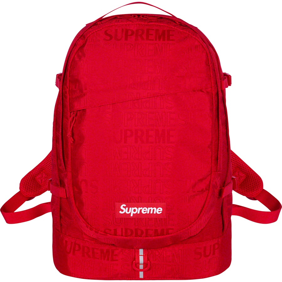 red supreme backpack