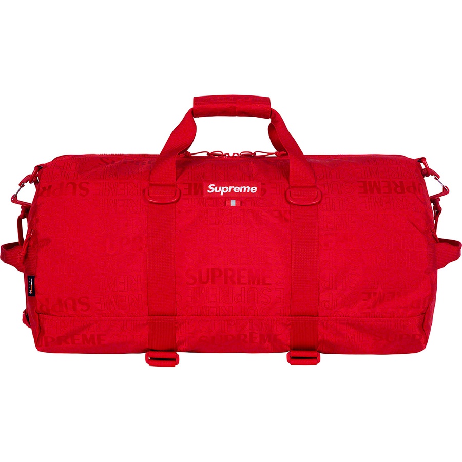 supreme duffle bag ss19 red