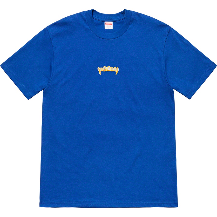 supreme fronts tee white