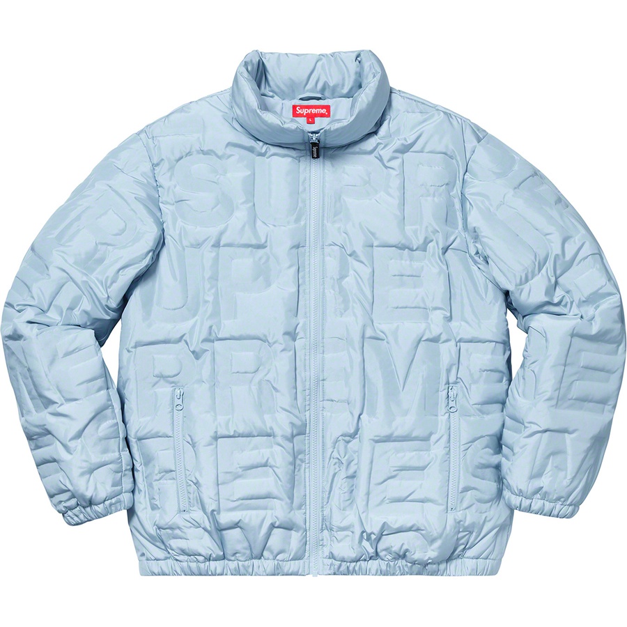 light blue supreme jacket