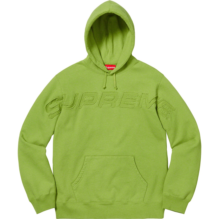 supreme set in logo hoodie