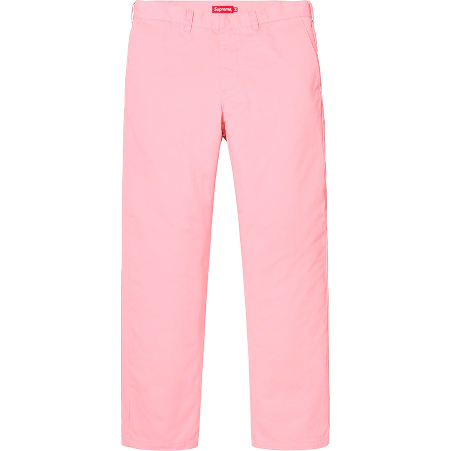 supreme pink work pants