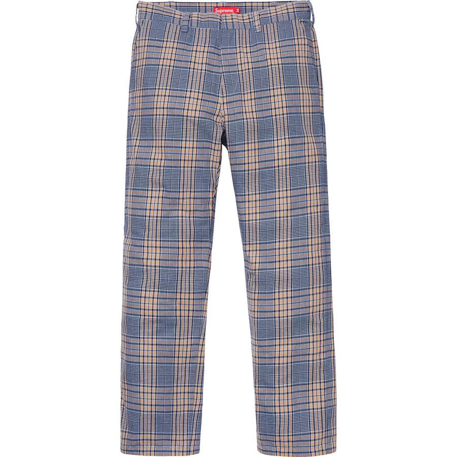 supreme plaid pants