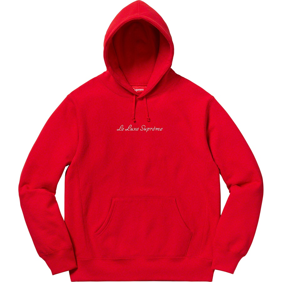 supreme le luxe hooded