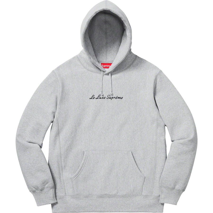 supreme le luxe hooded