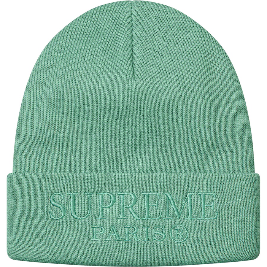 supreme teal beanie