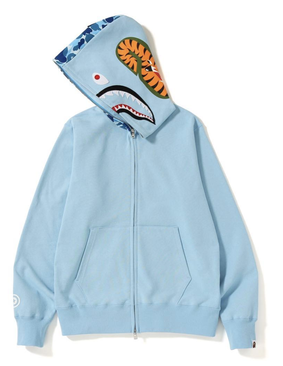 Худи бэйп Шарк. ЗИП худи бейп Шарк. Худи Bape Blue. ЗИП худи бейп Шарк голубая.