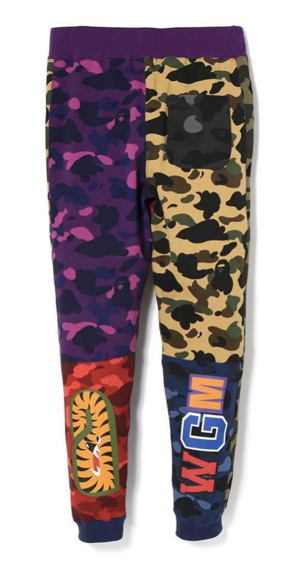 bape mix camo shark