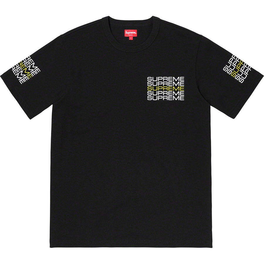 supreme stacked logo tee