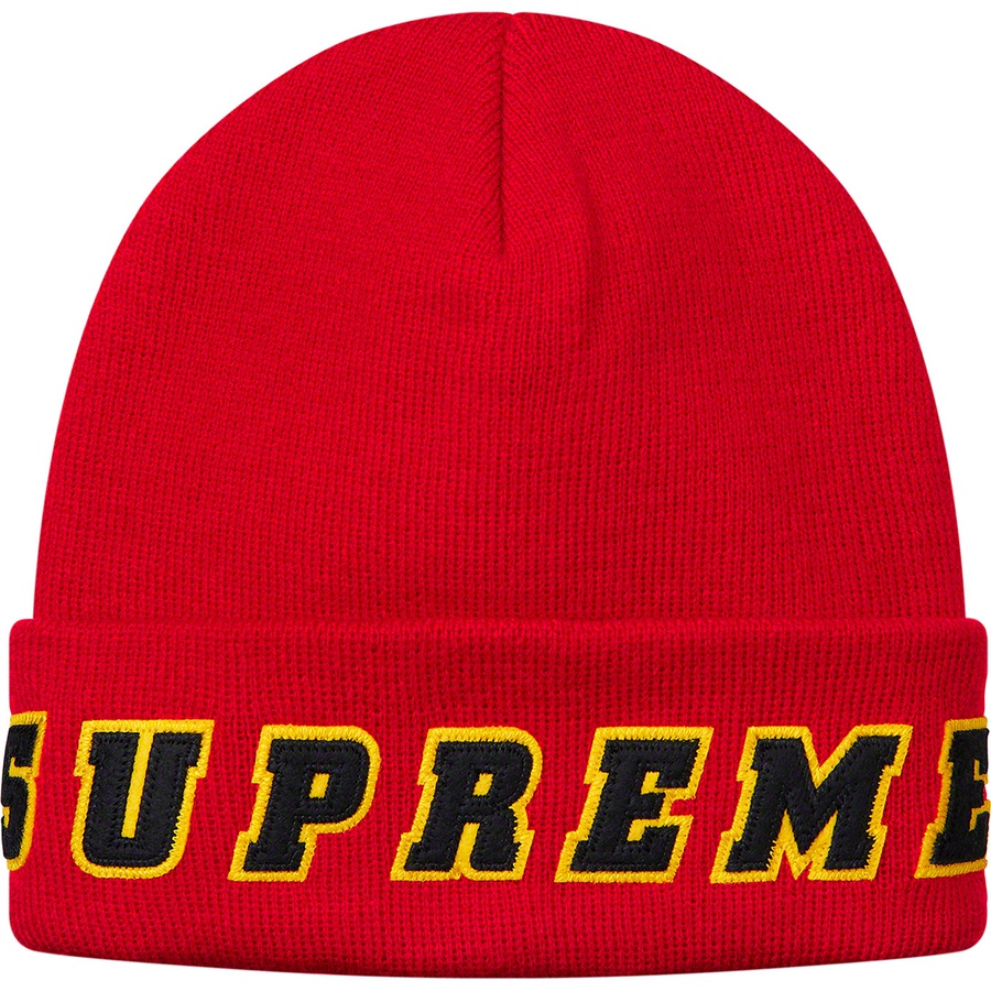 red supreme beanie