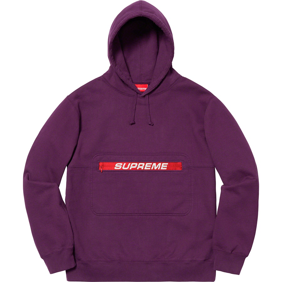 supreme zip pouch hooded