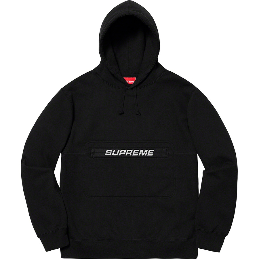 supreme zip pouch hooded sweatshirt