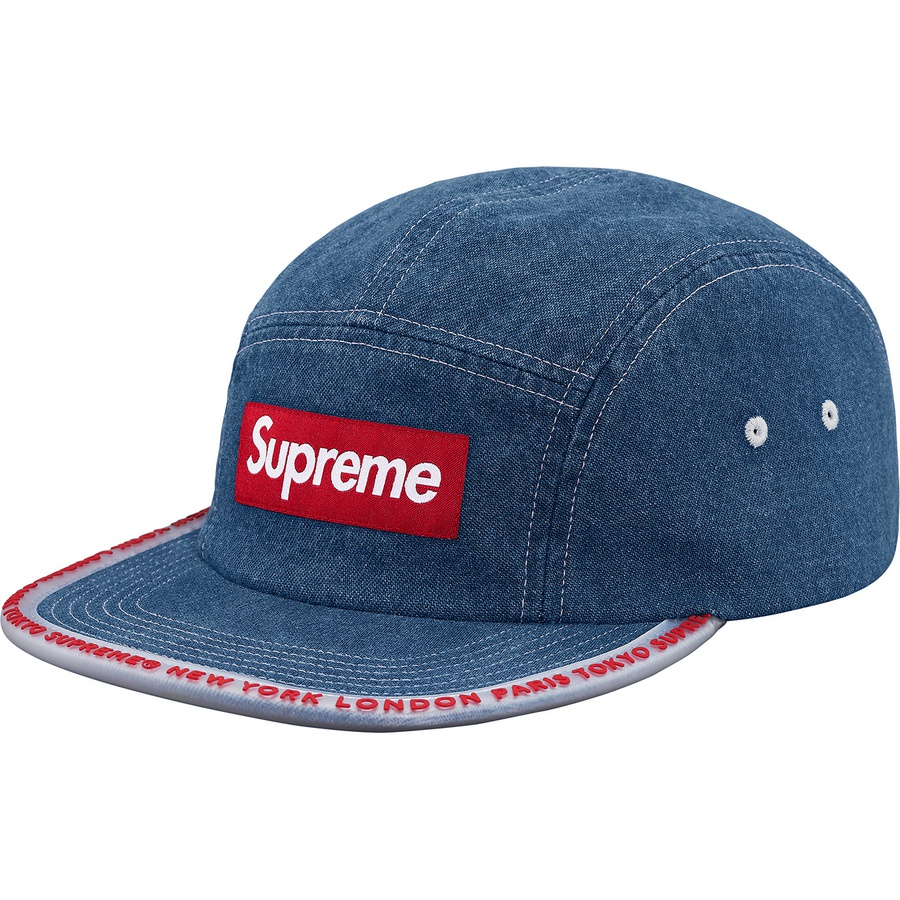 supreme worldwide visor tape camp cap