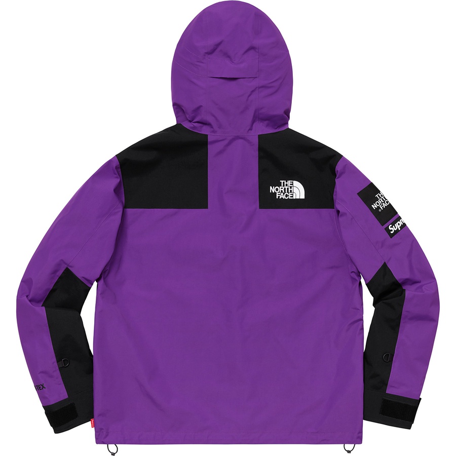 supreme the north face arc logo mountain parka red