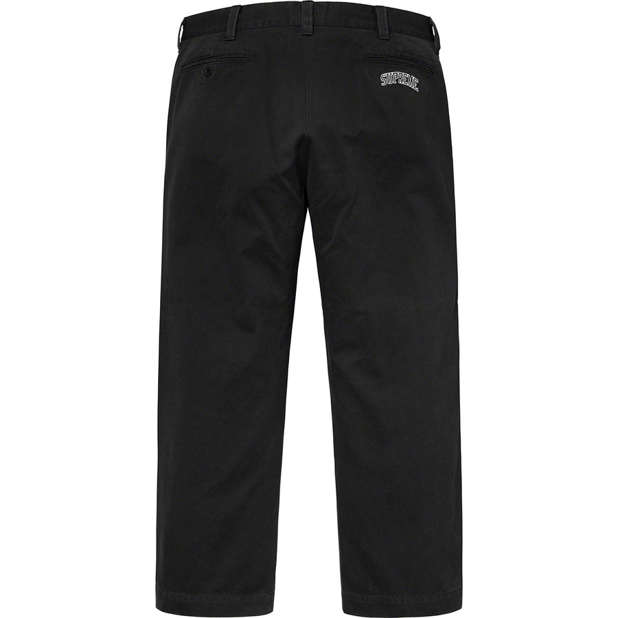 supreme arc logo chino pant