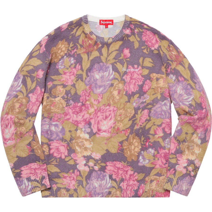 supreme flower sweater