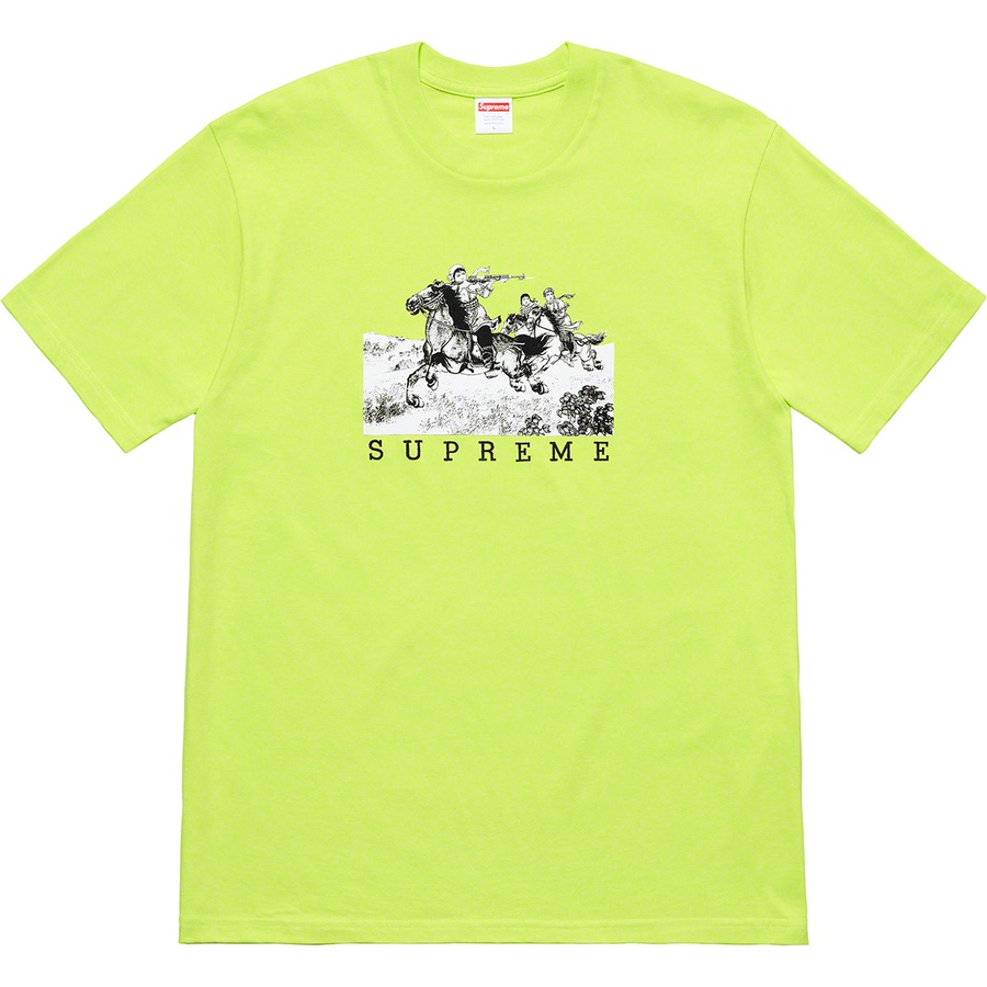 supreme neon green t shirt