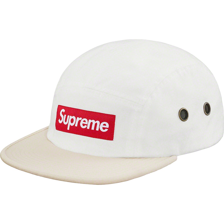 Supreme 2‑Tone Camp Cap White - Novelship