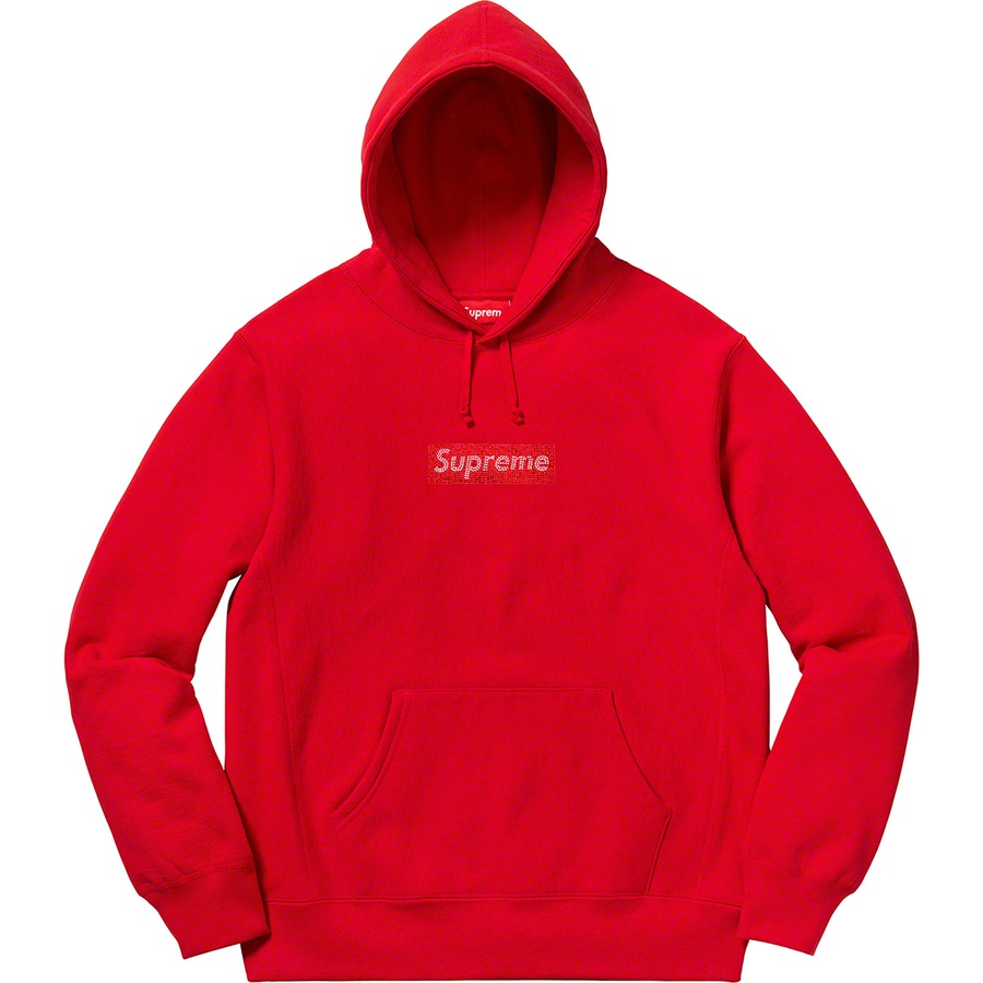 supreme swarovski red