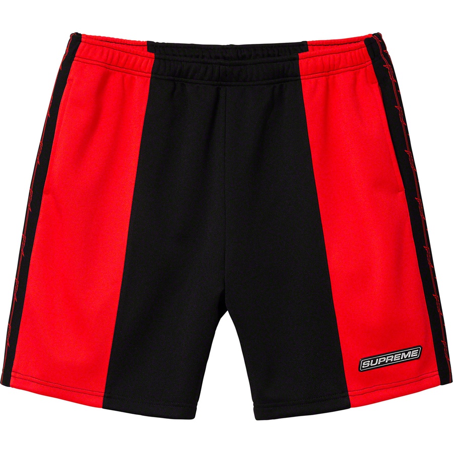 red supreme shorts