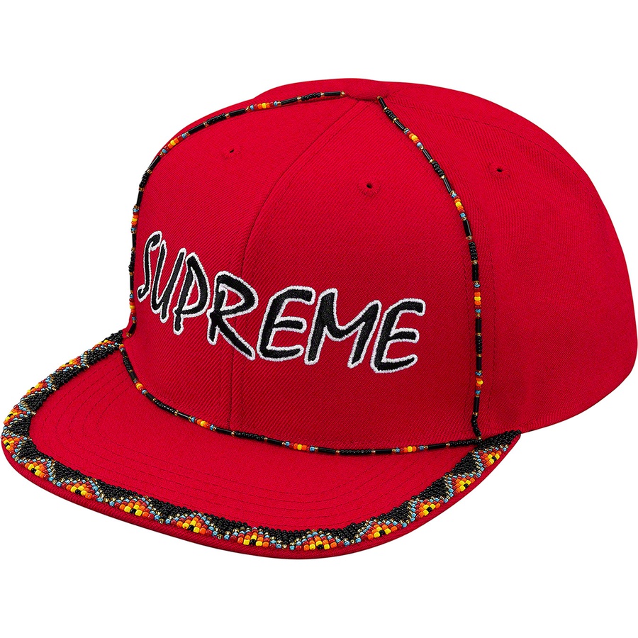 Supreme Beaded 6‑Panel Red - Novelship
