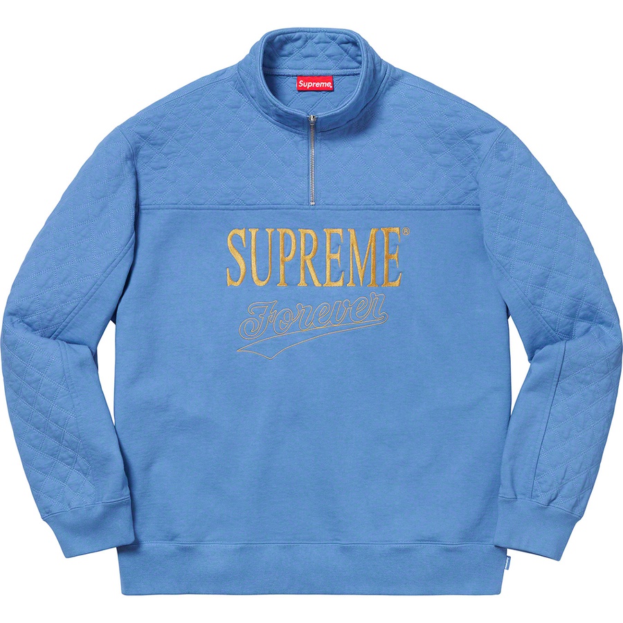 supreme half zip sweatshirt