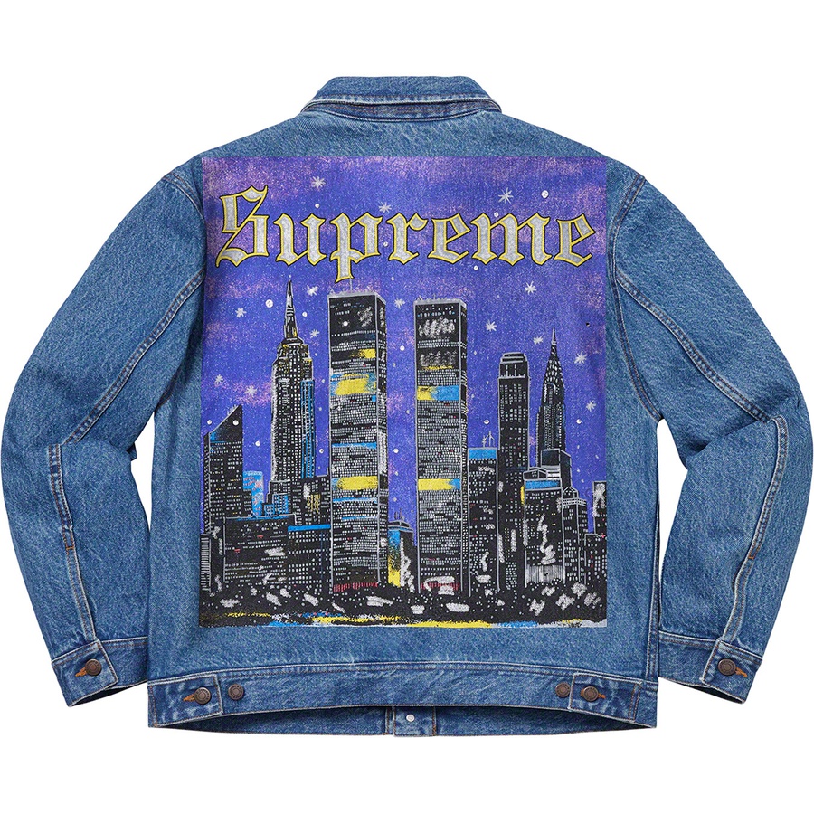 supreme trucker jacket