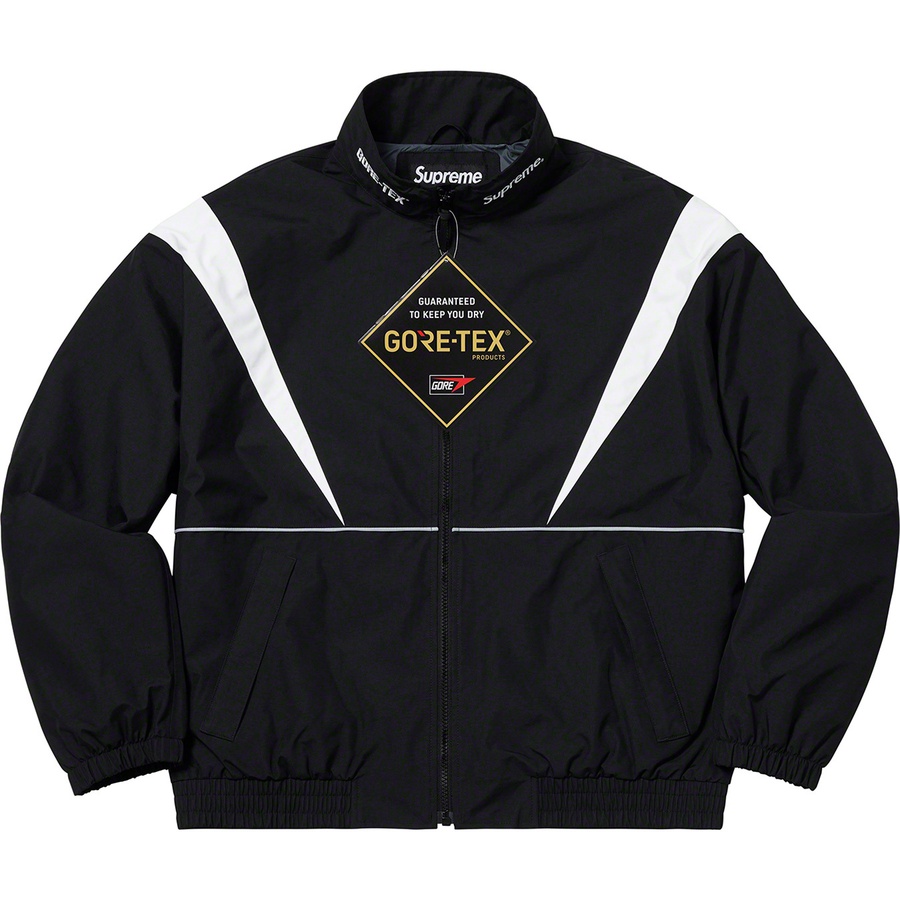 Supreme Gore Tex Court Jacket Ss19 Black Novelship