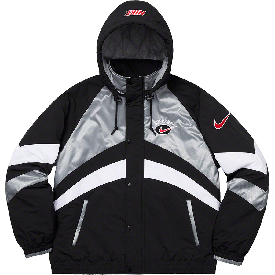 Supreme x Nike Hooded Sport Jacket Silver