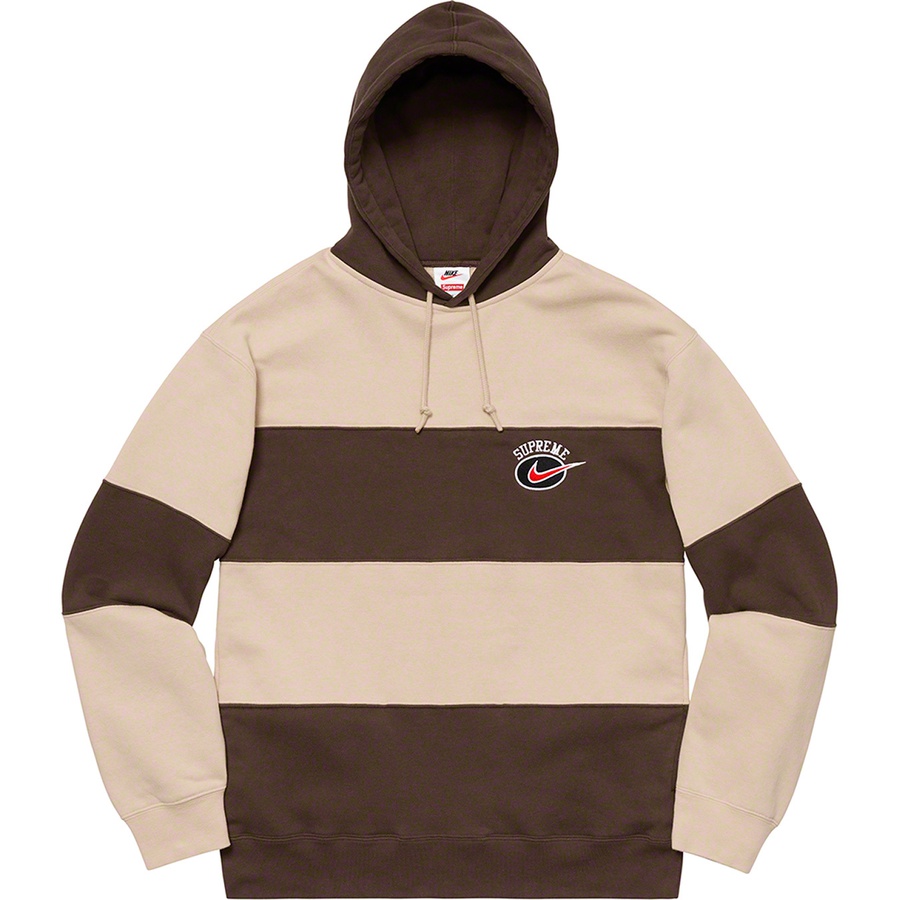 tan supreme hoodie