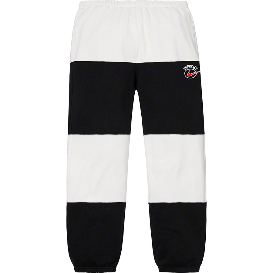 supreme nike stripe sweatpants