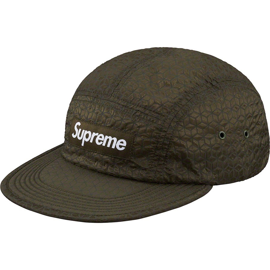 geometric ripstop camp cap