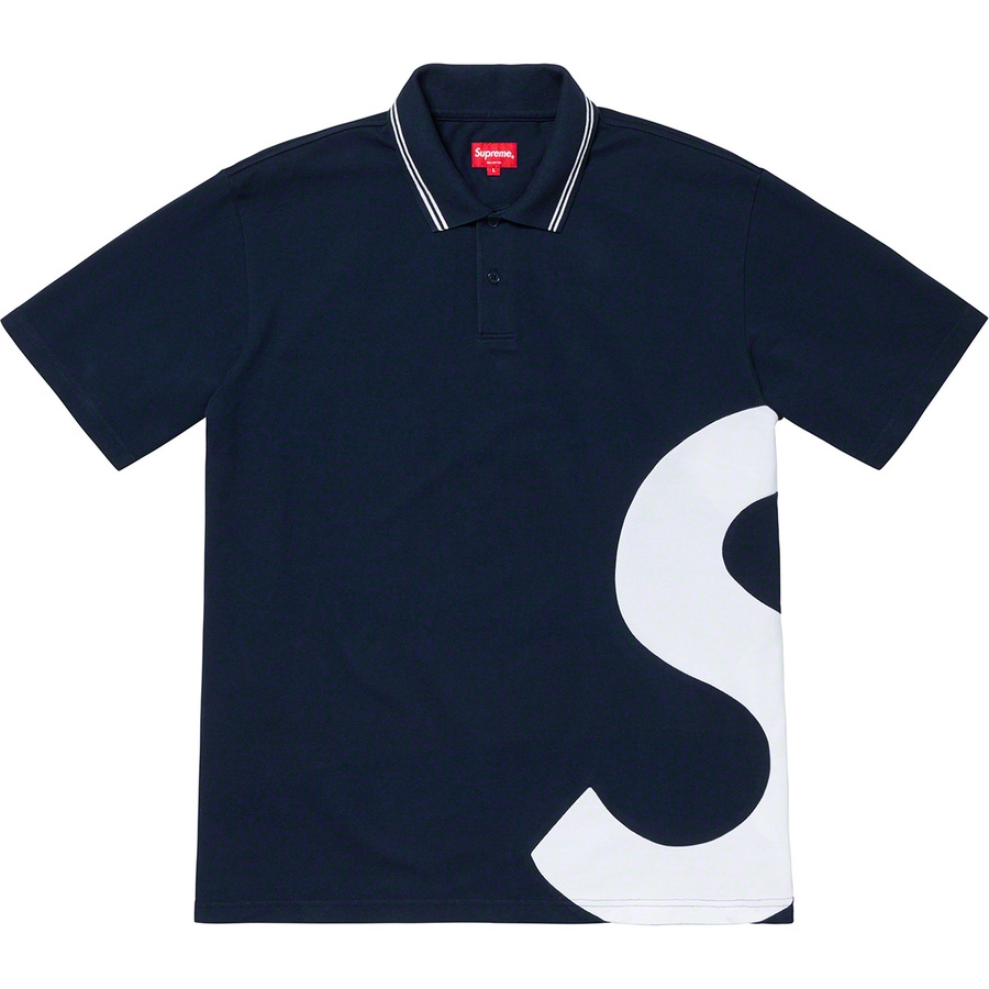 supreme s logo polo