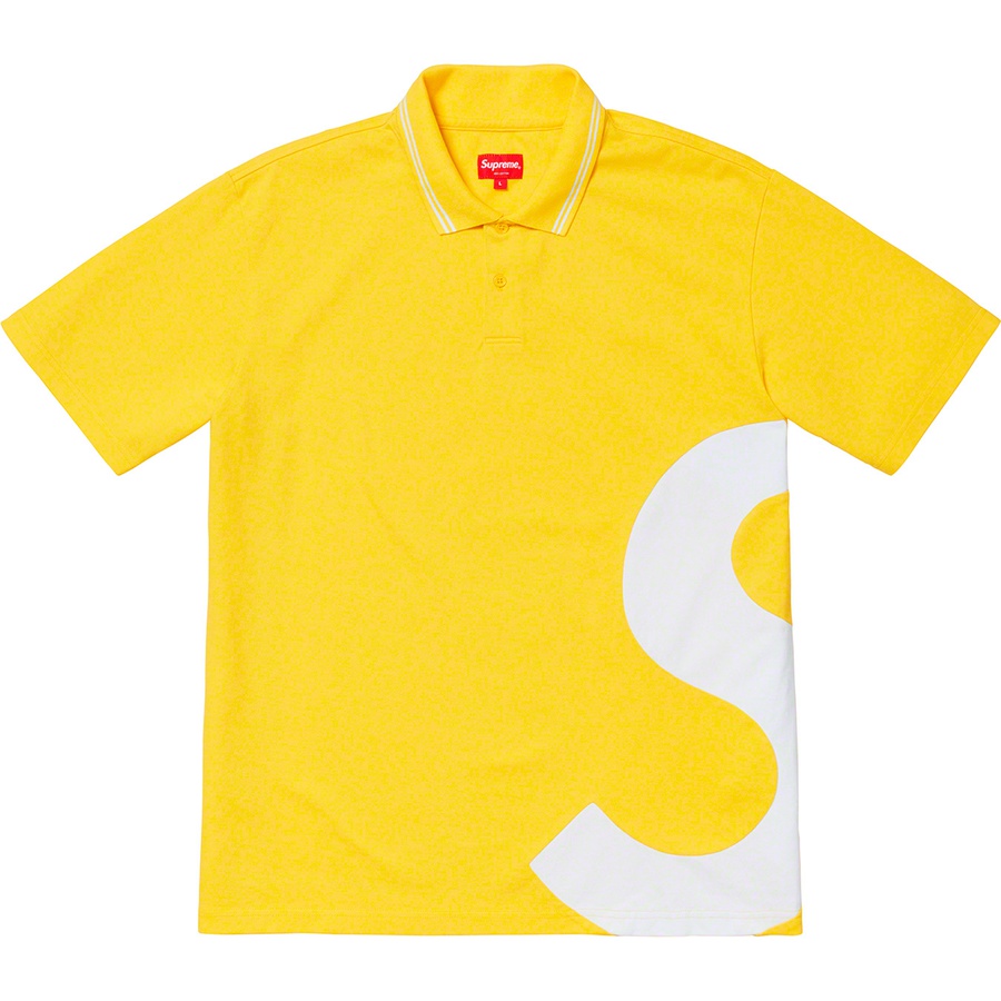 supreme s logo polo