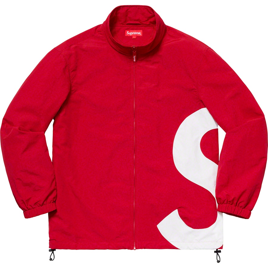Supreme S Logo Track Jacket Red - Novelship