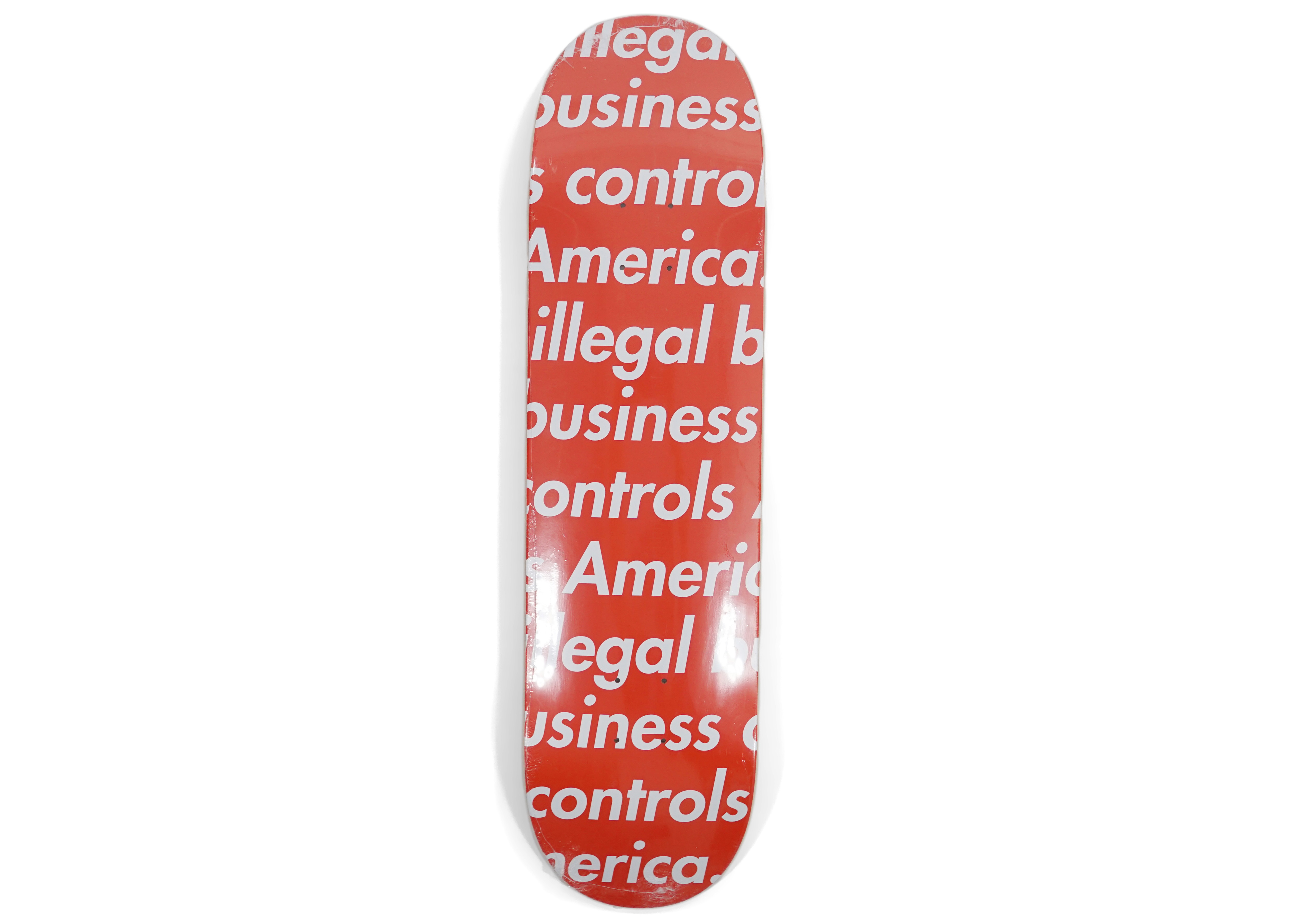 supreme illegal business skateboard